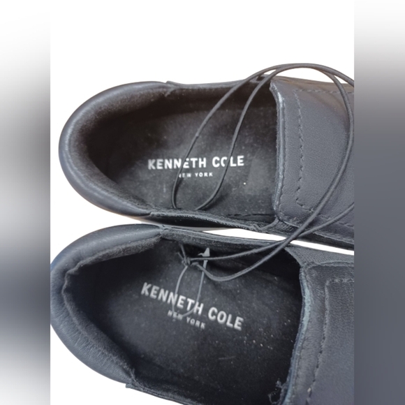 Kenneth Cole New York Women Mariel Leather Upper Sneakers Sz 7 Black NWT - Picture 5 of 6